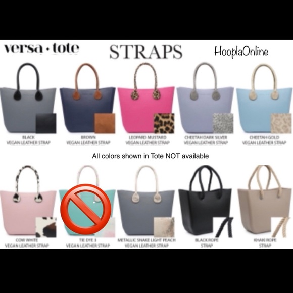 Versa Tote w/Bonus set interchangeable straps included - Picture 11 of 17